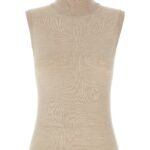 Sportmax Beige Virgin Wool Cardigan