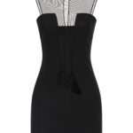 Nensi Dojaka Black Viscose Short Dress