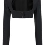 Nensi Dojaka Black Virgin Wool Blazer