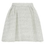 Alessandra Rich White Polyamide Long Skirt